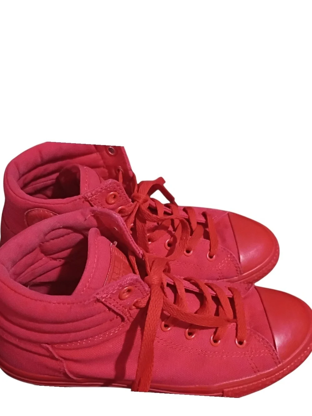 Converse Kids High-Top Sneakers in Red
